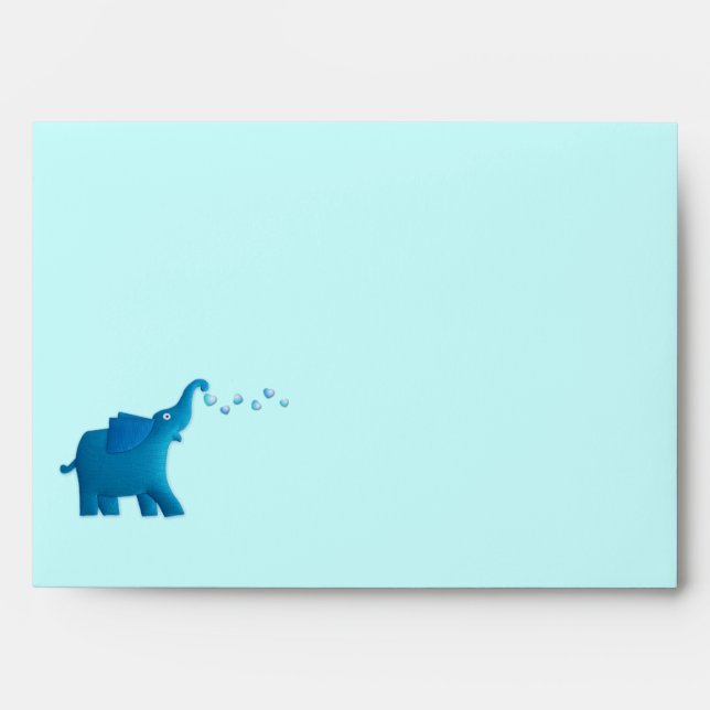 blue elephant envelopes (Front)