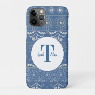 Blue Elephant Mandala Case-Mate iPhone Case