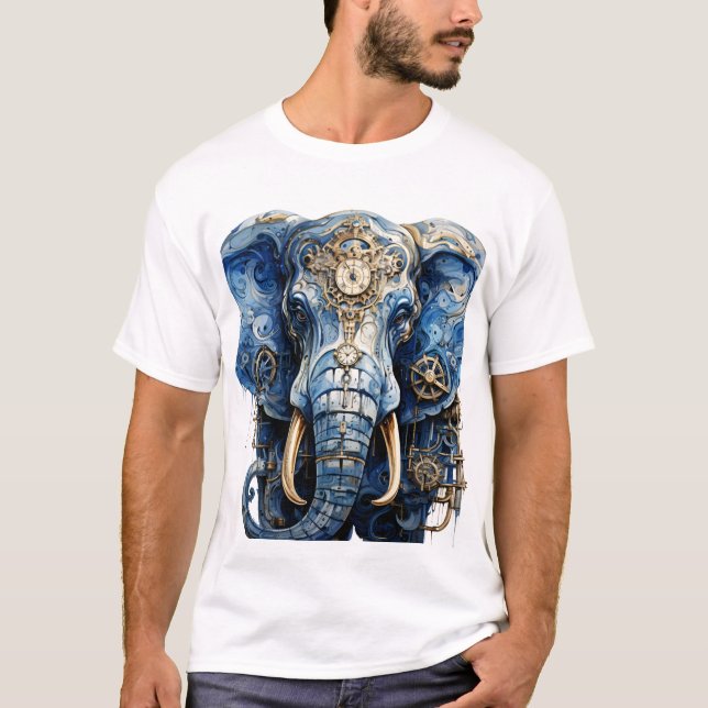 Blue Elephant T-Shirt (Front)