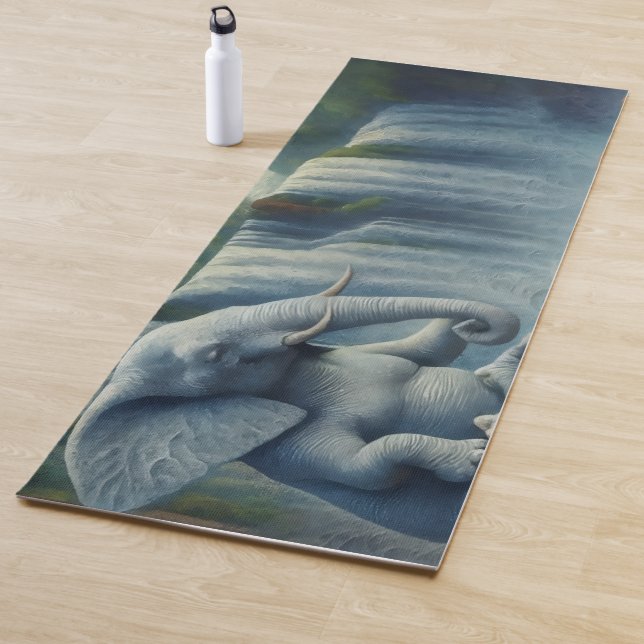 Blue Elephant  Yoga Mat (In Situ)