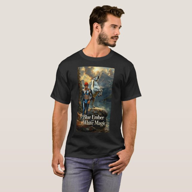 Blue Ember & White Magic Tshirt (Front Full)