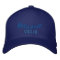 Blue Embroidered Violin Cap