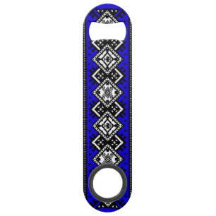 Blue Embroidery