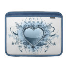 Blue Emo Heart 13" MacBook Sleeve