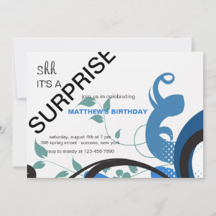 Blue Energy Invitation