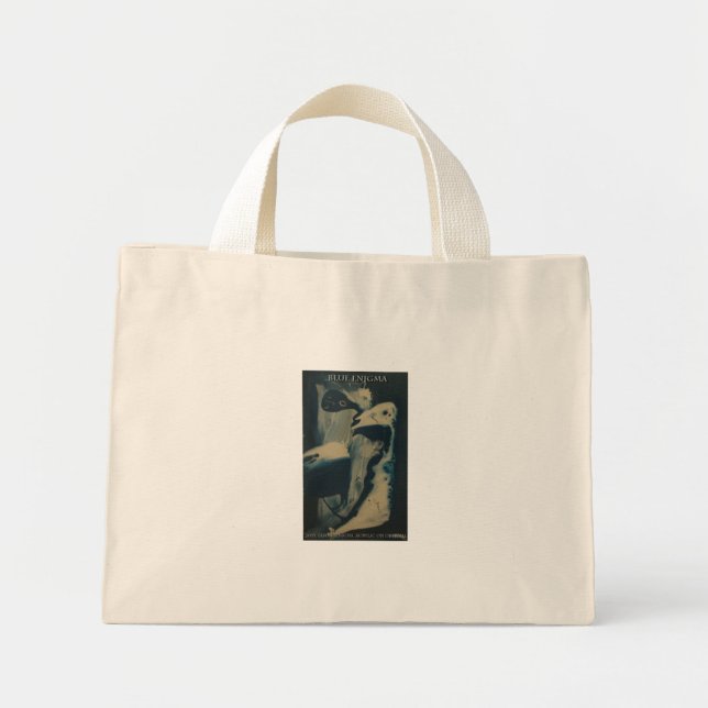 blue Enigma Mini Tote Bag (Front)