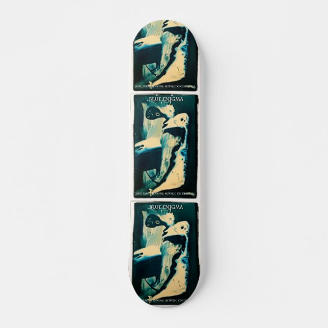 BLUE ENIGMA SKATEBOARD (Front)