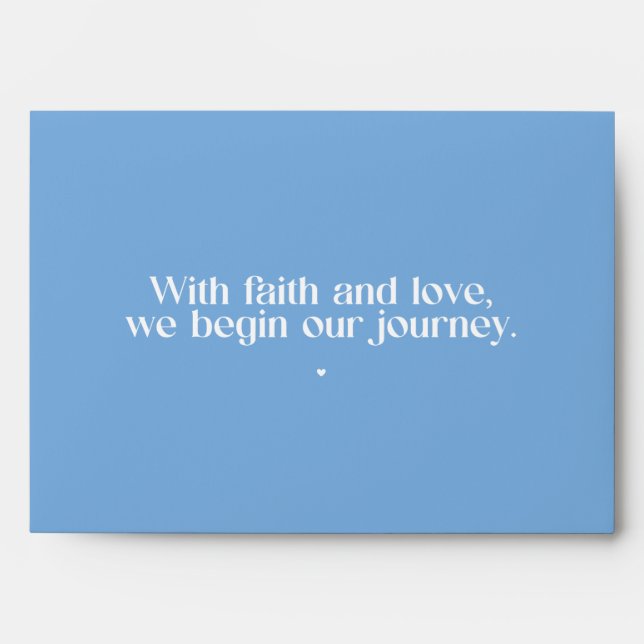 Blue Envelope Wedding Doodles (Front)