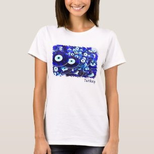Blue Evil Eye amulets T-Shirt