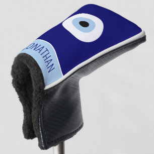 Blue Evil Eye Good luck & Protection Symbol Golf Head Cover