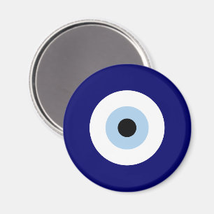 Blue Evil Eye Good luck & Protection Symbol Magnet