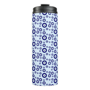 Blue Evil Eye Good luck & Protection Symbol Thermal Tumbler