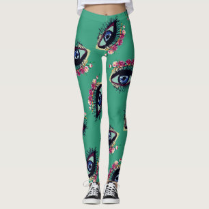 Blue Eye Art Custom Leggings