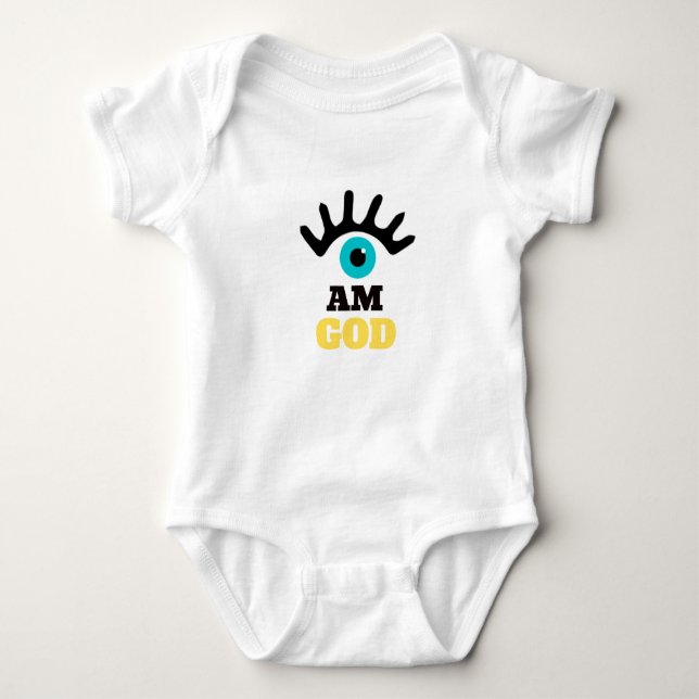 Blue Eye Baby Jersey Bodysuit (Front)