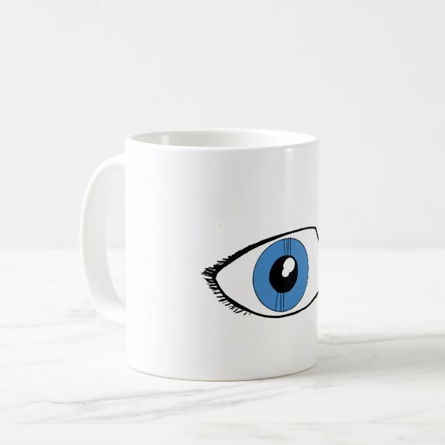 Blue Eye Coffee Mug (Front Left)