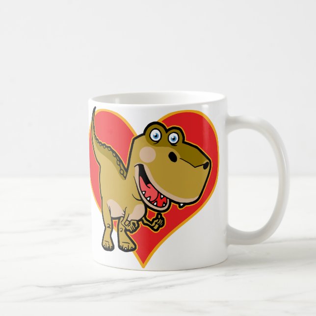 Blue eye Dino Coffee Mug (Right)