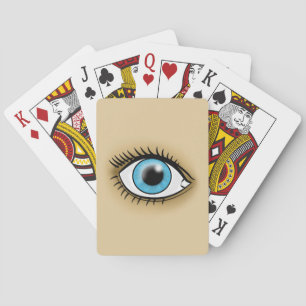 Blue Eye icon Playing Cards