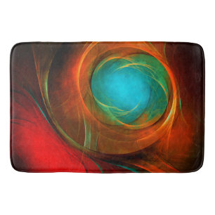 Blue Eye Modern Abstract Fine Art Cool Pattern #16 Bath Mat