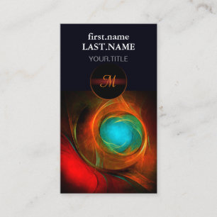 Blue Eye Modern Abstract Fine Art Cool Pattern #16 Business Card