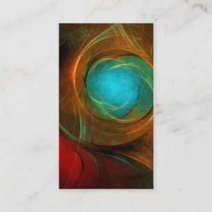 Blue Eye Modern Abstract Fine Art Cool Pattern #16 Business Card