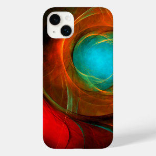 Blue Eye Modern Abstract Fine Art Cool Pattern #16 Case-Mate iPhone 14 Plus Case