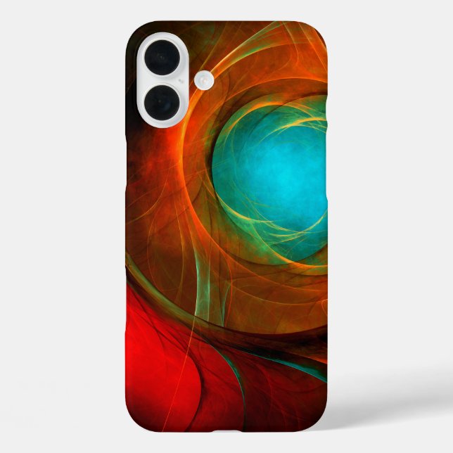 Blue Eye Modern Abstract Fine Art Cool Pattern #16 Case-Mate iPhone Case (Back)