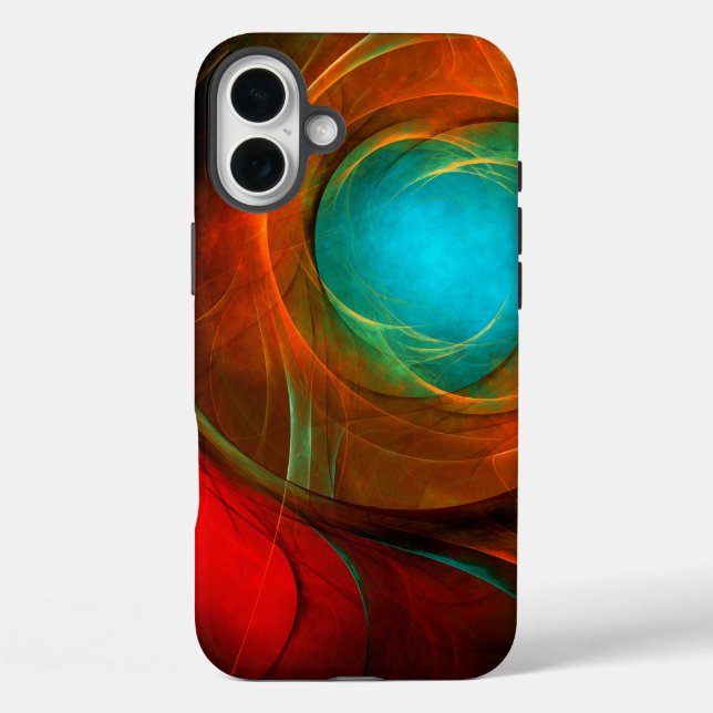 Blue Eye Modern Abstract Fine Art Cool Pattern #16 Case-Mate iPhone Case (Back)