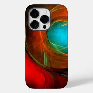 Blue Eye Modern Abstract Fine Art Cool Pattern #16 Case-Mate iPhone 14 Pro Case
