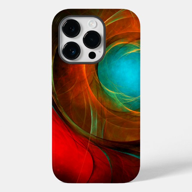 Blue Eye Modern Abstract Fine Art Cool Pattern #16 Case-Mate iPhone Case (Back)