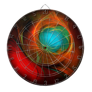 Blue Eye Modern Abstract Fine Art Cool Pattern #16 Dartboard