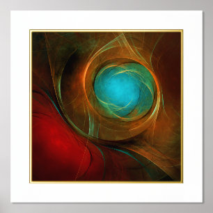 Blue Eye Modern Abstract Fine Art Cool Pattern #16 Foil Prints