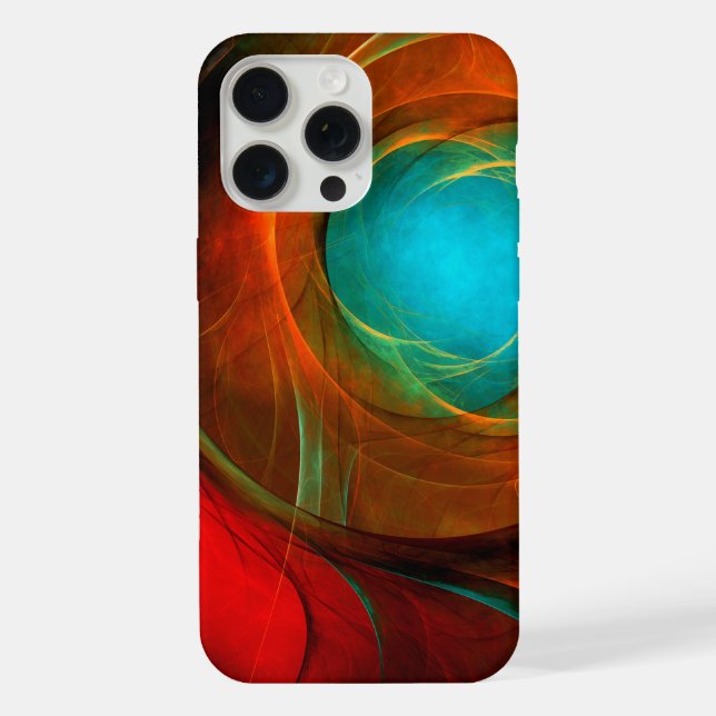Blue Eye Modern Abstract Fine Art Cool Pattern #16 iPhone Case (Back)