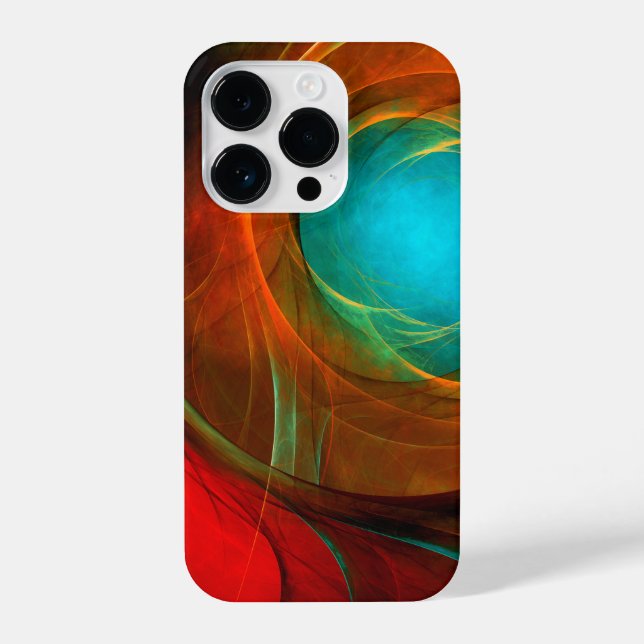 Blue Eye Modern Abstract Fine Art Cool Pattern #16 iPhone Case (Back)