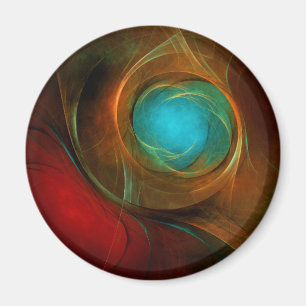 Blue Eye Modern Abstract Fine Art Cool Pattern #16 Magnet