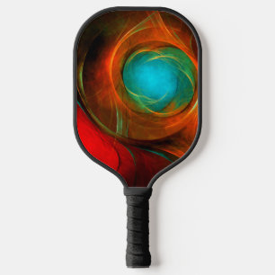 Blue Eye Modern Abstract Fine Art Cool Pattern #16 Pickleball Paddle