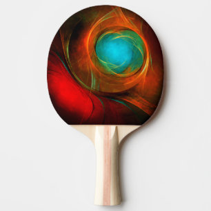 Blue Eye Modern Abstract Fine Art Cool Pattern #16 Ping Pong Paddle