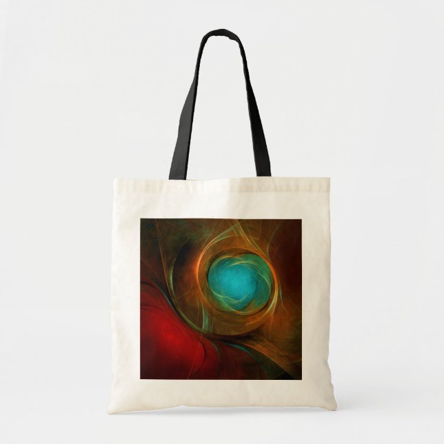 Blue Eye Modern Abstract Fine Art Cool Pattern #16 Tote Bag (Front)