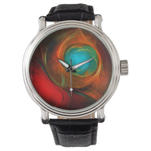 Blue Eye Modern Abstract Fine Art Cool Pattern #16 Watch