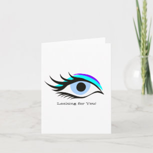 Blue eye note card