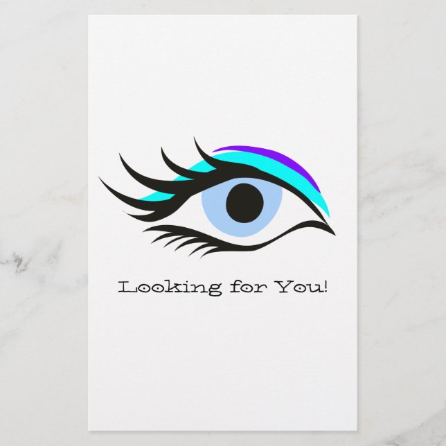 Blue eye  stationery (Front)