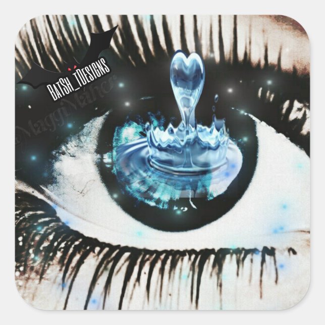 Blue Eye Stickers (Front)