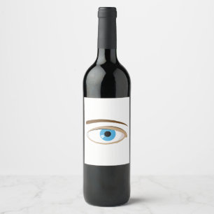Blue Eye Wine Label