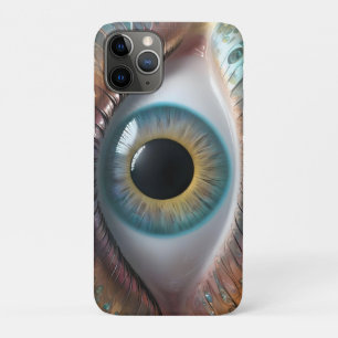 Blue Eyeball Fractal Art, Case-Mate iPhone Case