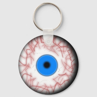 Blue Eyeball Keychain