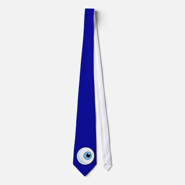 Blue Eyeball Tie (Front)