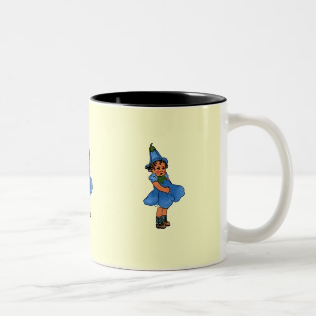 Blue-eyed Flax Two-Tone Coffee Mug (Right)