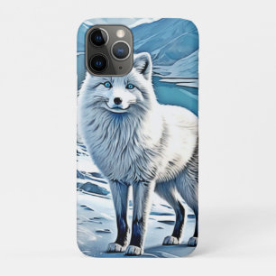 Blue-Eyed Fox Scene Design Case-Mate iPhone Case