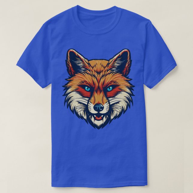 Blue Eyed Fox T-Shirt (Design Front)