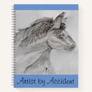 Blue-eyed Horse Notebook