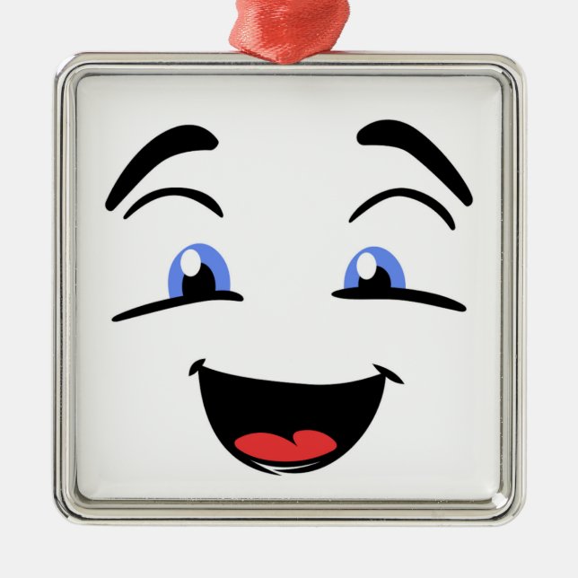 BLUE EYED METAL TREE DECORATION (Front)